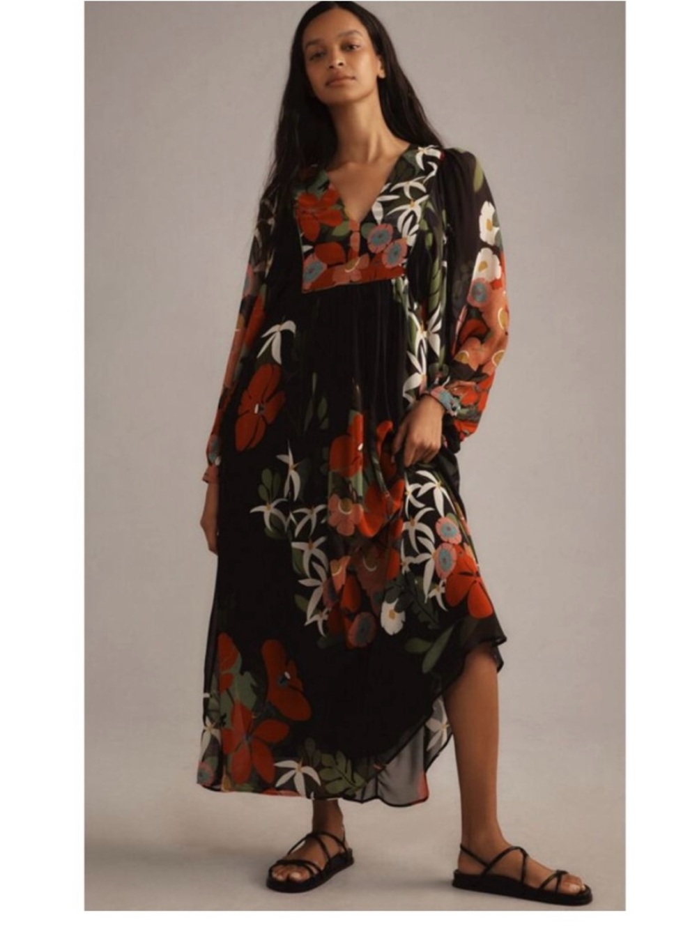 Farm Rio Floral Maxi Dress